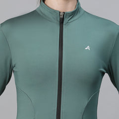Contour Short Jacket Forest Green