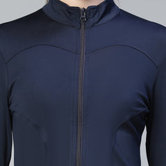 Sculpt Crop Jacket Navy
