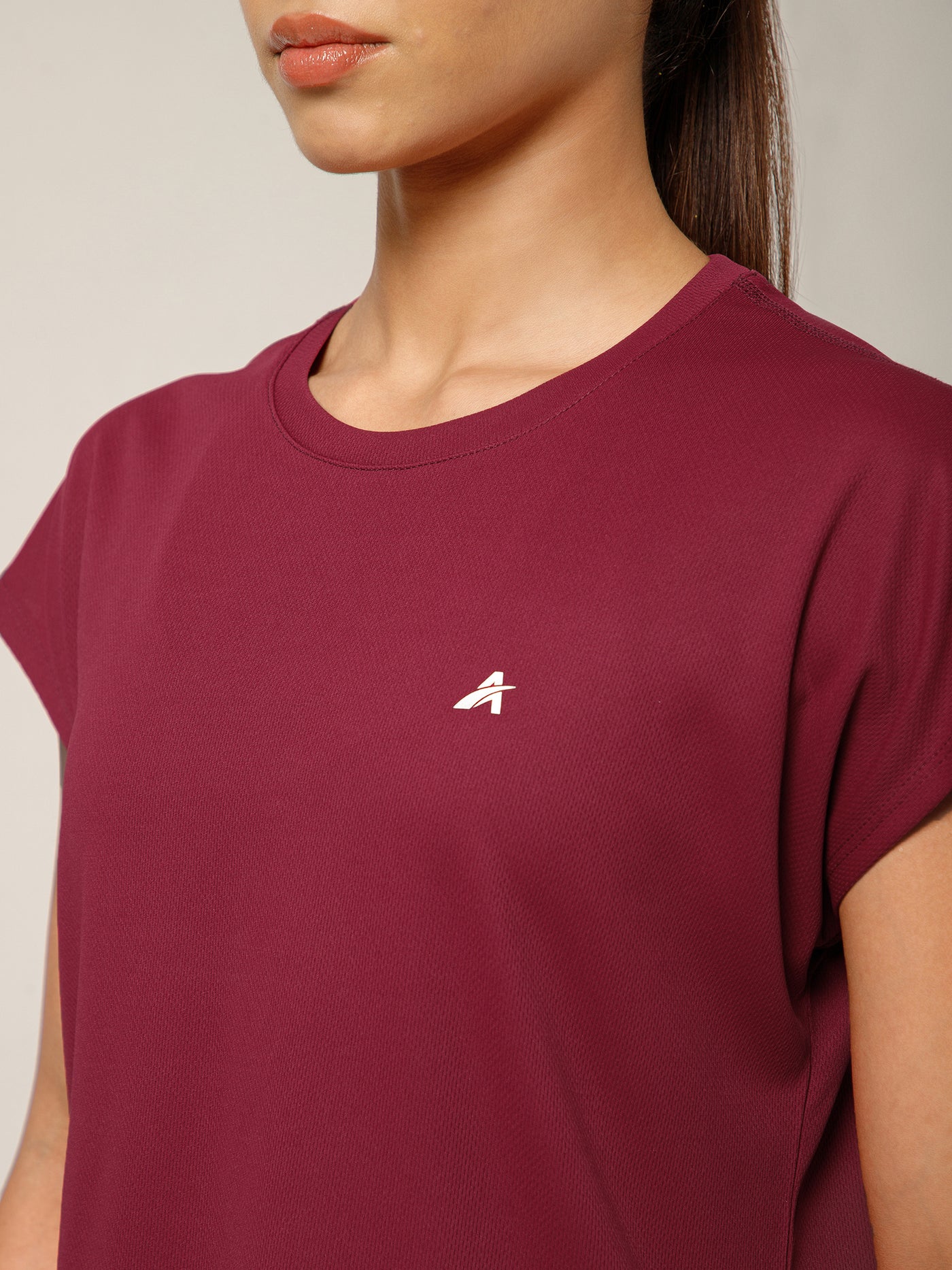 Cap Flow T-Shirt Maroon