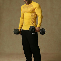 808 Compression T-Shirt Yellow