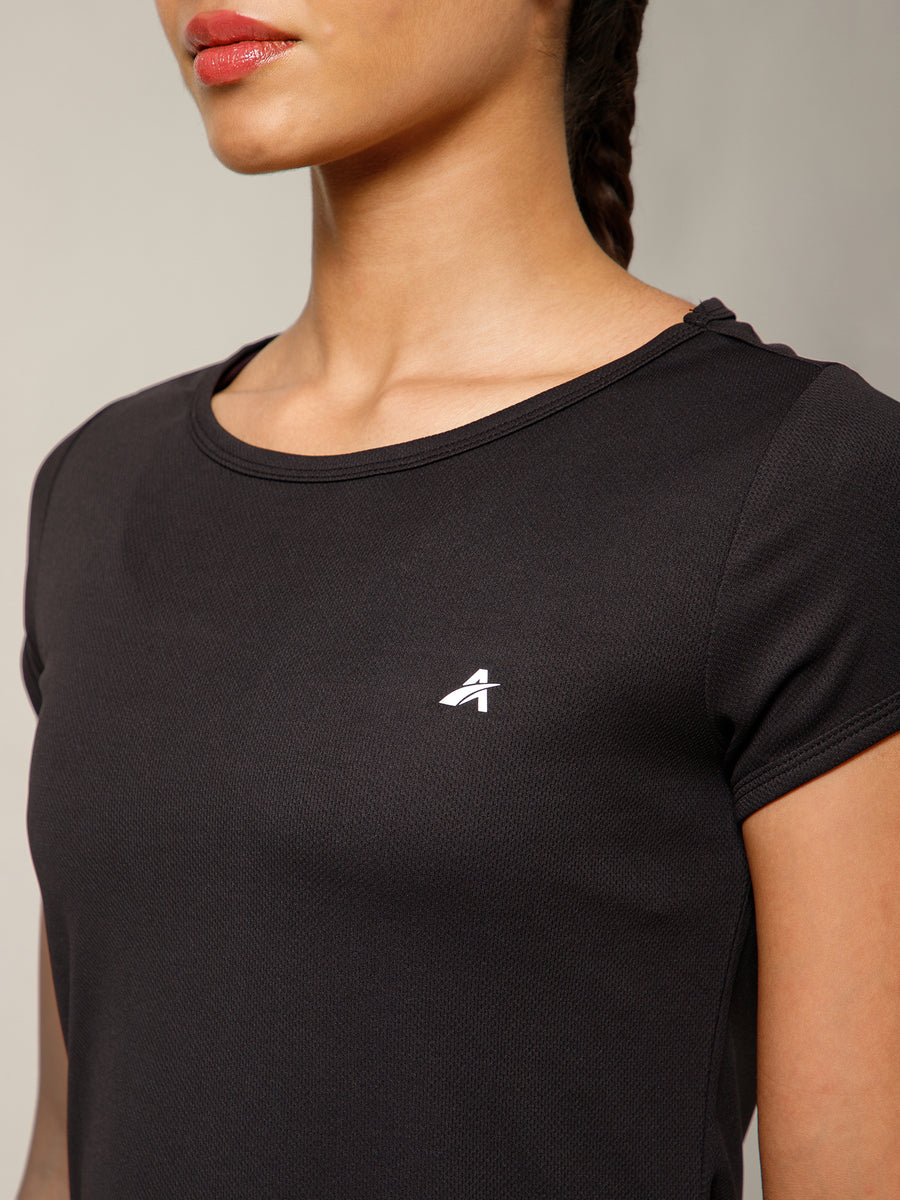 Keyhole T-shirt Black
