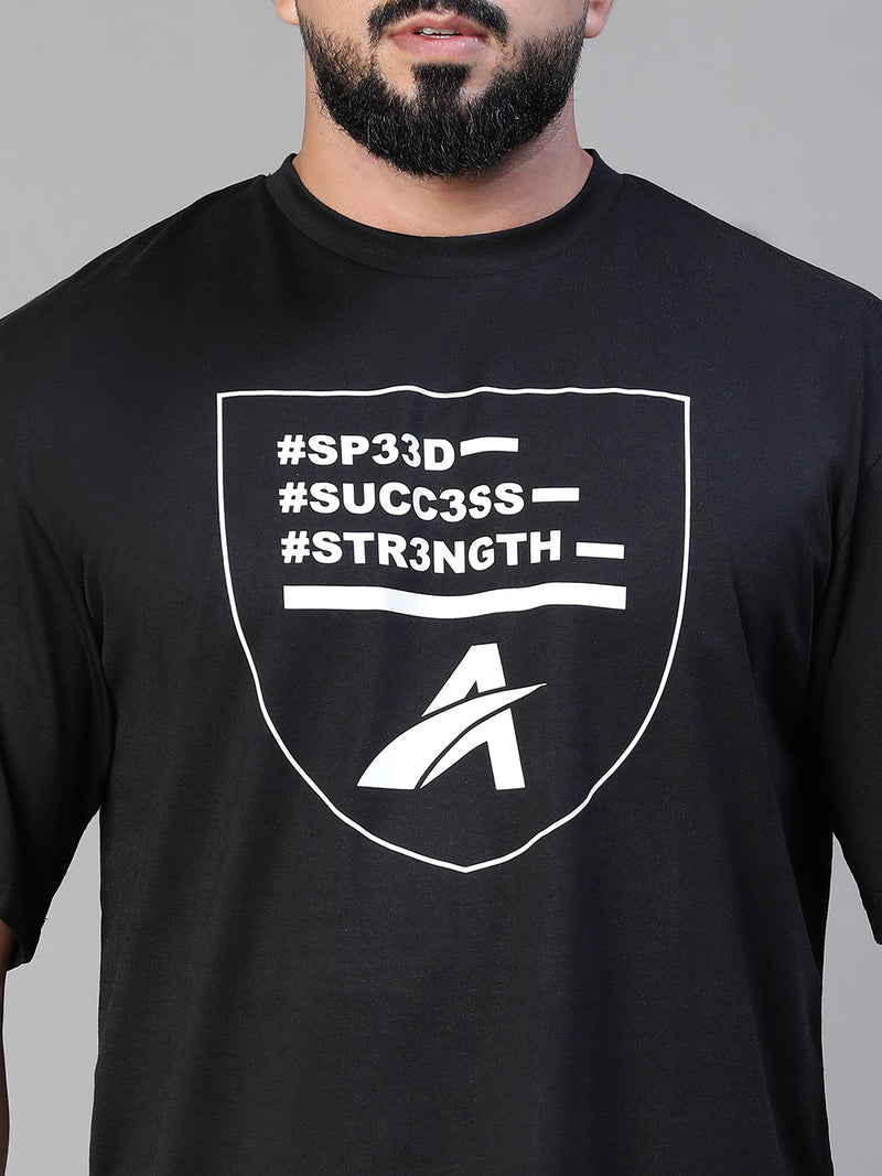 S³ Oversized T-Shirt Black