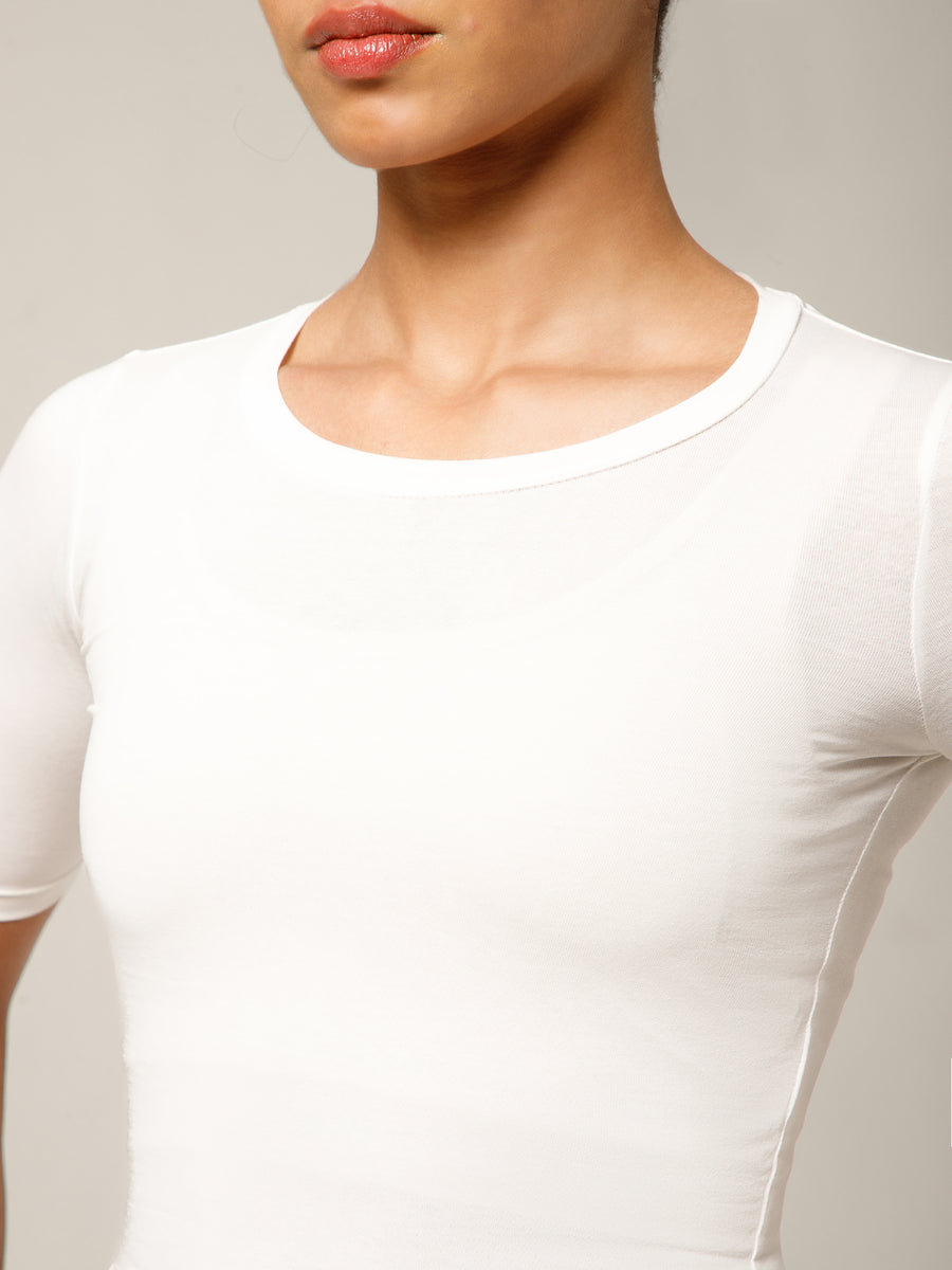 Essential Crop Top White