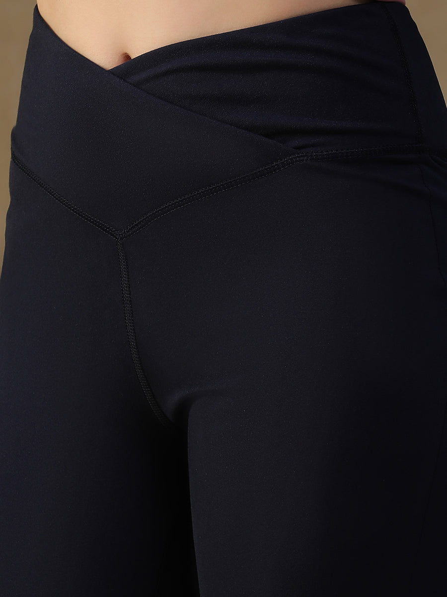 V-Shape Flare Pant Navy
