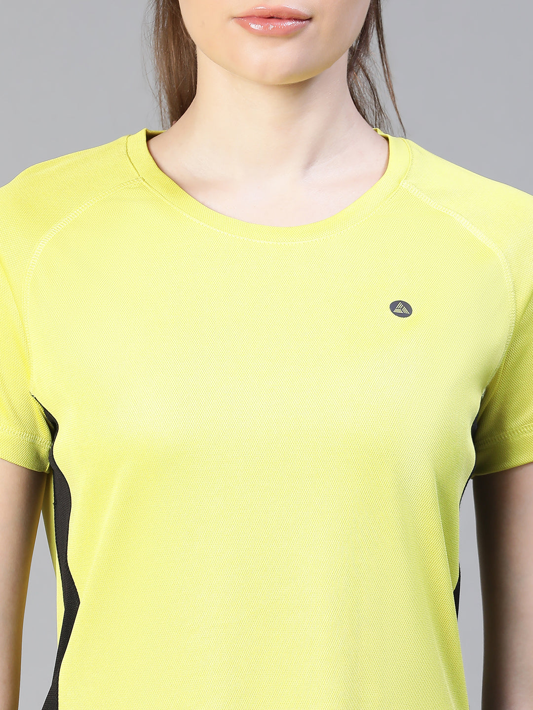 Contrast Side Panel T-Shirt Apple Green