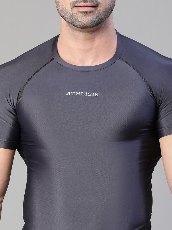 Basic Compression T-shirt Gray