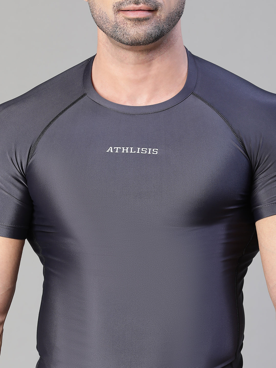 Basic Compression T-shirt Gray Athlisis Sports