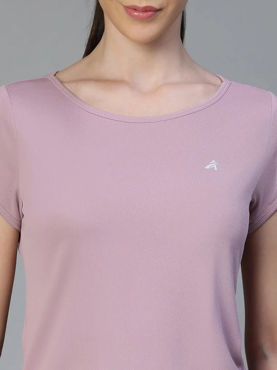 Keyhole T-shirt Lavender Athlisis Sports