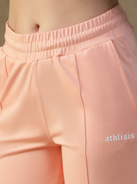 Pleated Cargo Pants Peach