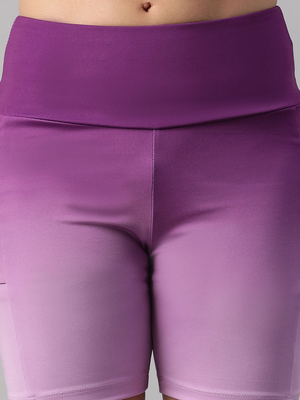 Dual Tone Shorts Purple