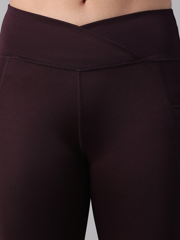V-Front Legging Wine