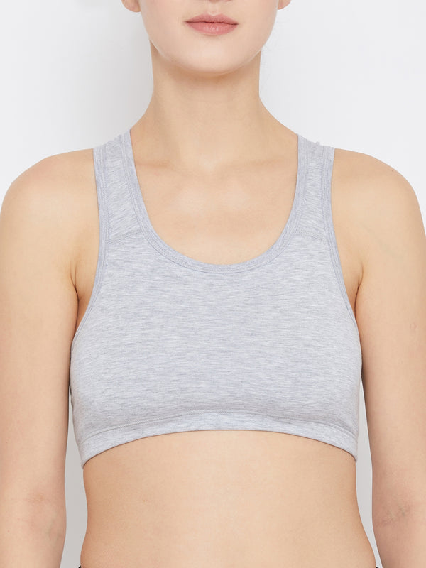 Everyday Support Sports Bra Gray