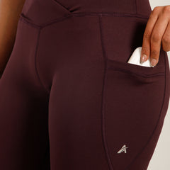 V-Front Legging Wine