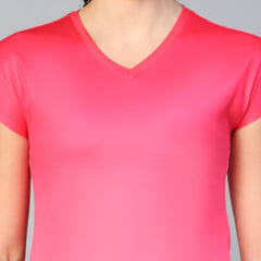 Dual Tone T-Shirt Hot Pink