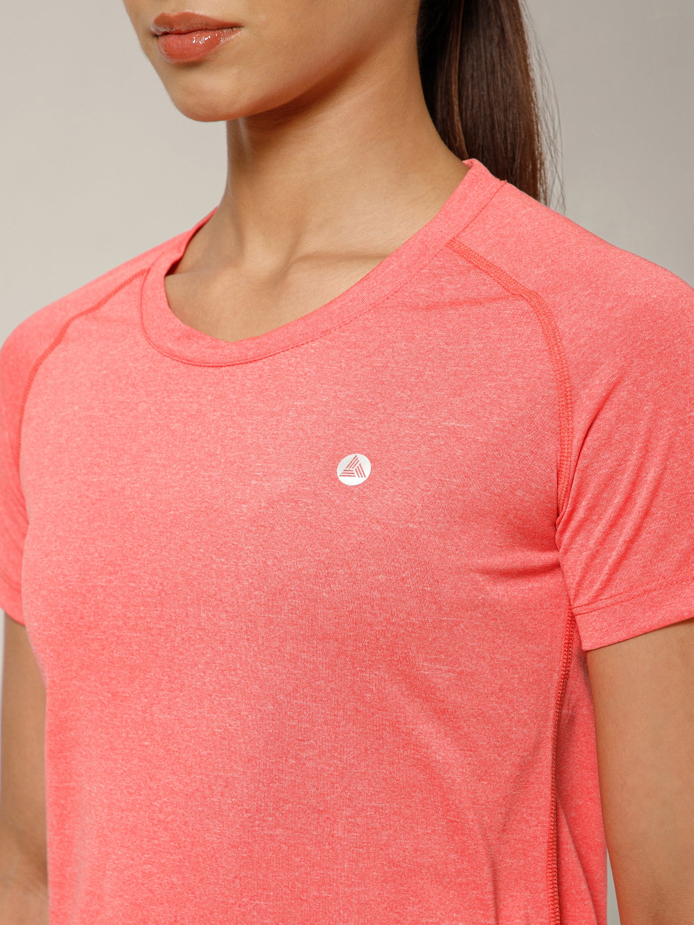 Raglan Sleeve T-Shirt Coral