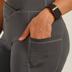 V-Front Legging Gray