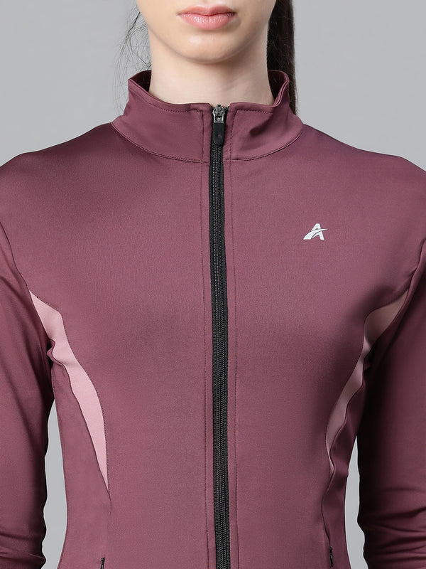 Side Stripe Jacket Mauve