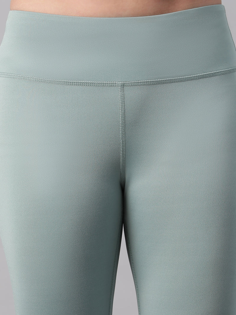 Streamline Panel Legging Pista Green