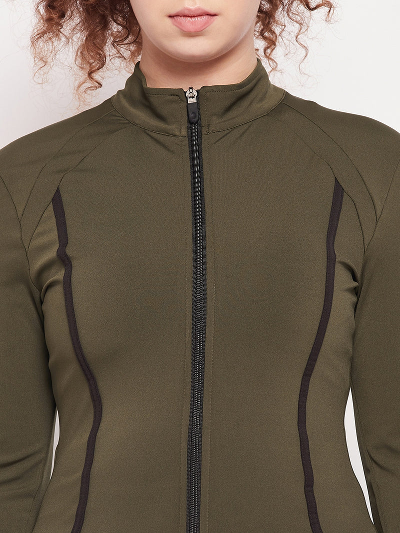 Aero Sculpt Jacket Olive