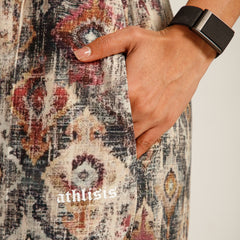 Printed Baggy Heritage Pattern Sweatpants