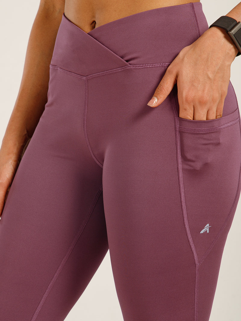 V-Front Legging Mauve