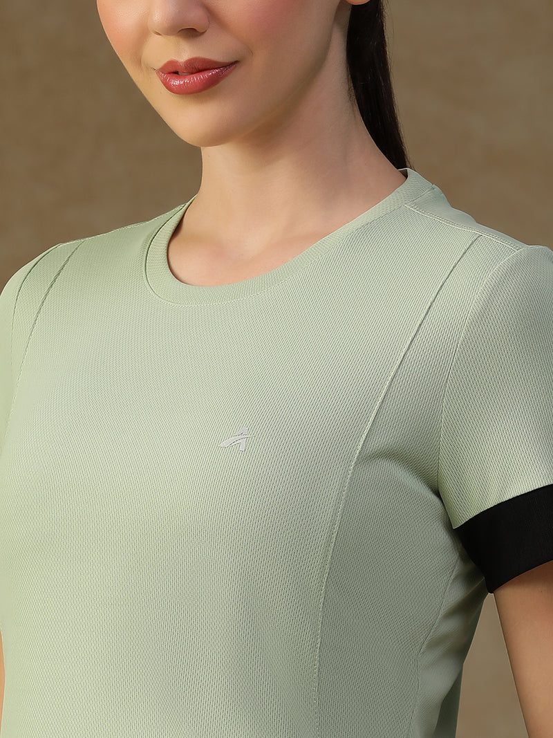 Contrast Tone T-Shirt Olive