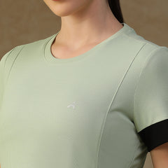 Contrast Tone T-Shirt Olive