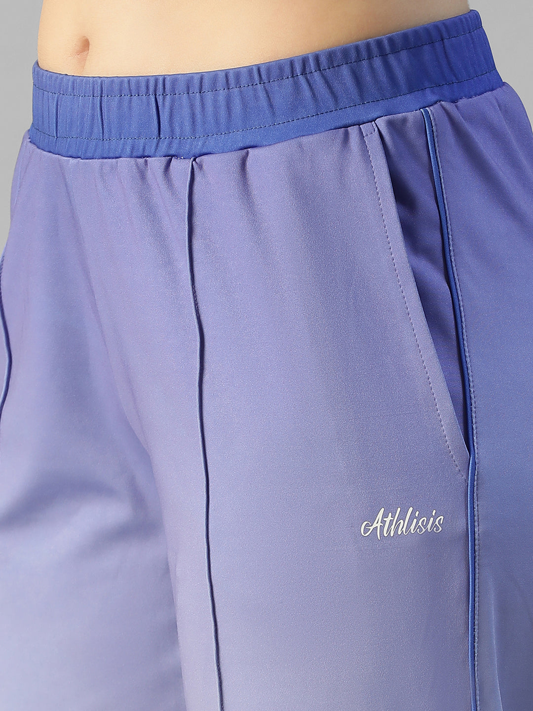 Flow Piping Dual Tone Sweatpants Blue