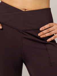 V-Band Go-To Wide Flare Pant Wine