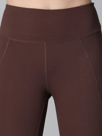 Essential High-Rise Leggings Brown