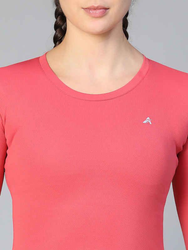 Bodycon Thumbhole T-shirt Pink