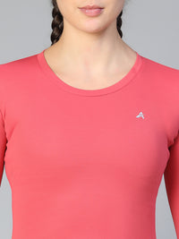 Bodycon Thumbhole T-shirt Pink