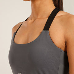 Define Crossback Bra Grey