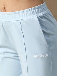 Pleated Cargo Pants Ice Blue