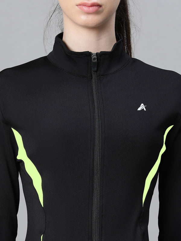 Side Stripe Jacket Black