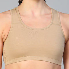 Everyday Support Sports Bra Tan