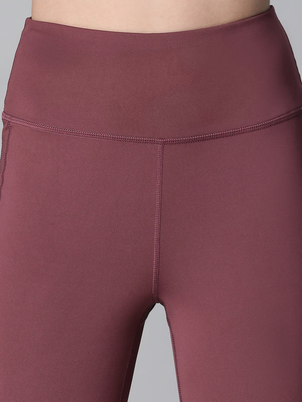 Laser Cut Leggings Mauve