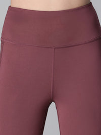 Laser Cut Leggings Mauve