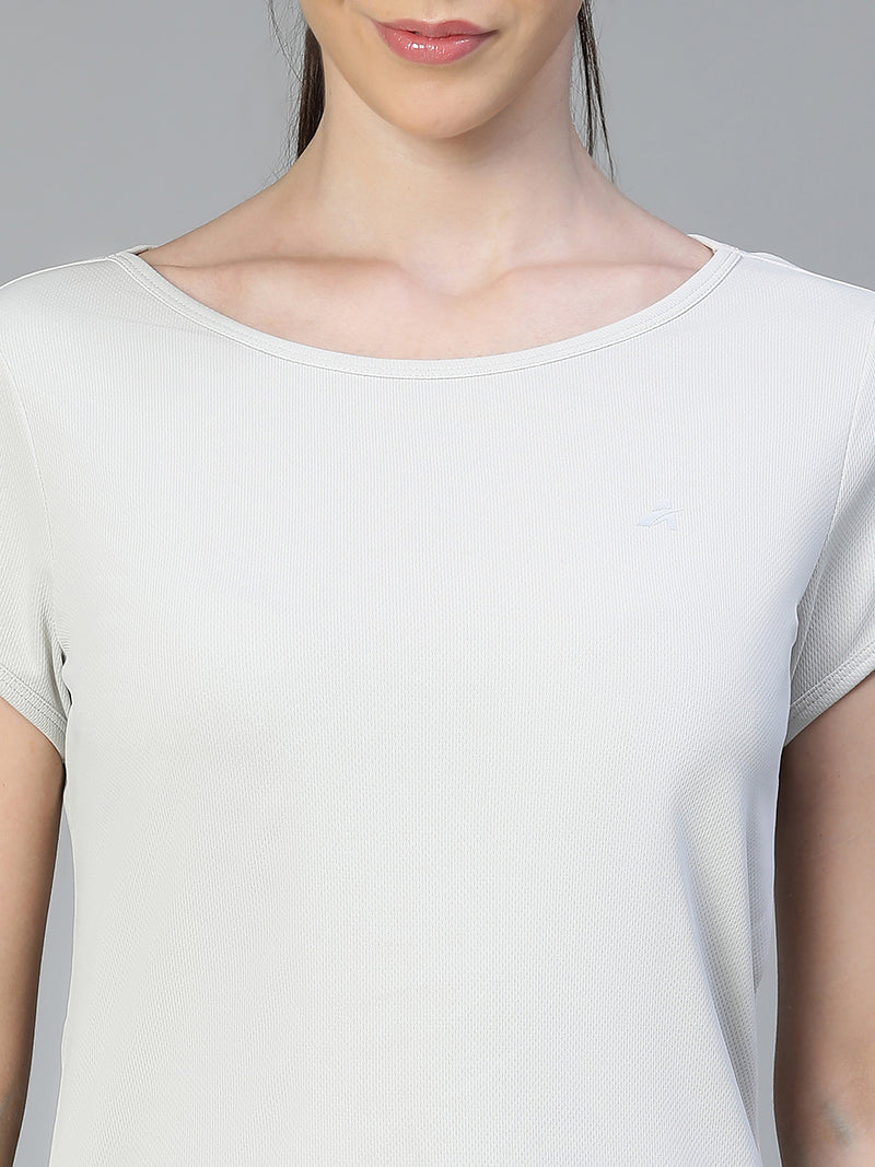 Keyhole T-shirt Gray