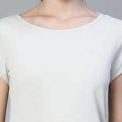 Keyhole T-shirt Gray