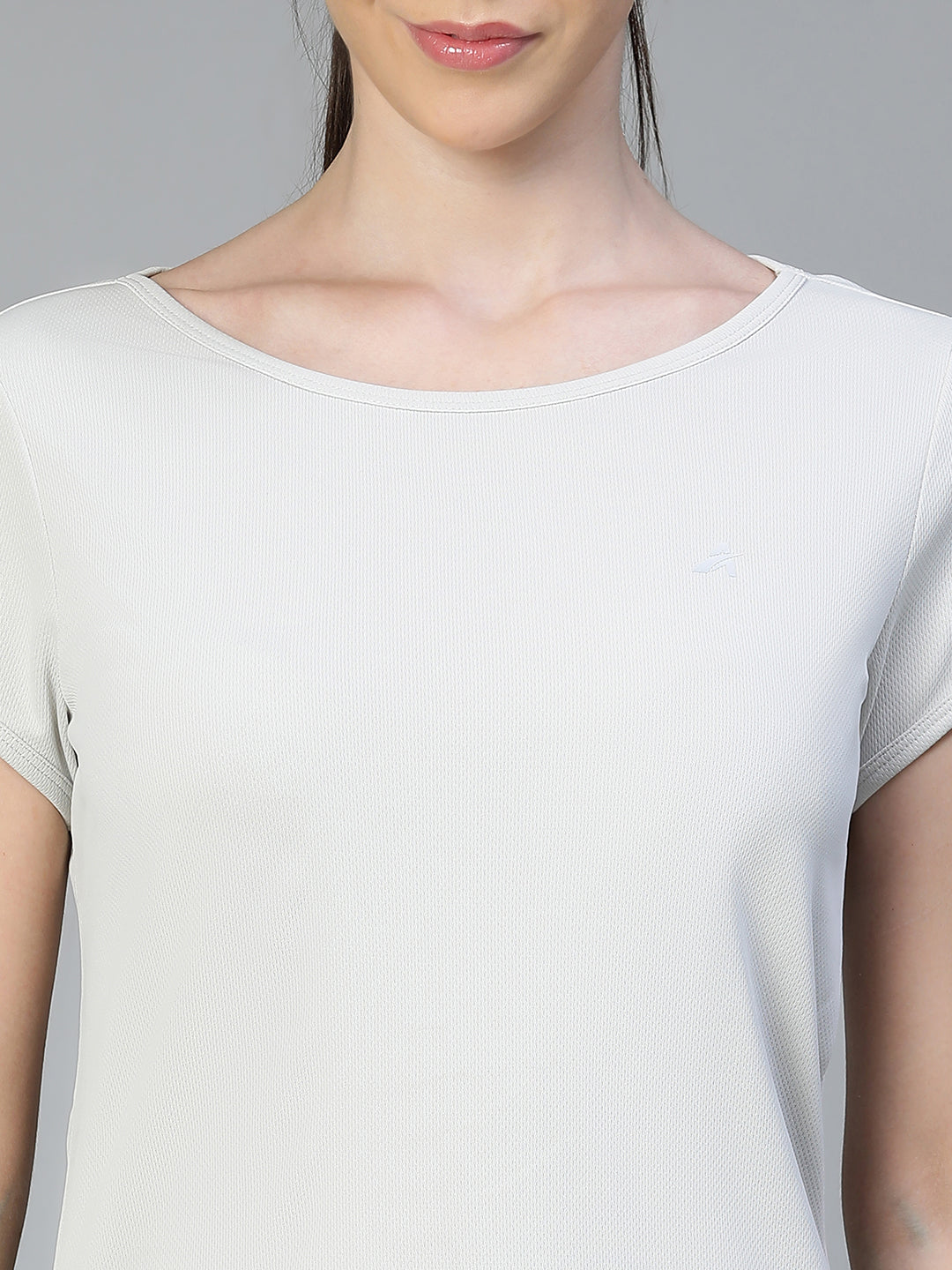 Keyhole T-shirt Gray