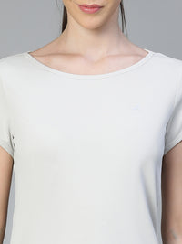 Keyhole T-shirt Gray