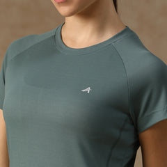 V Panel T-Shirt Grey