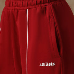 Flow Piping Sweatpants Maroon