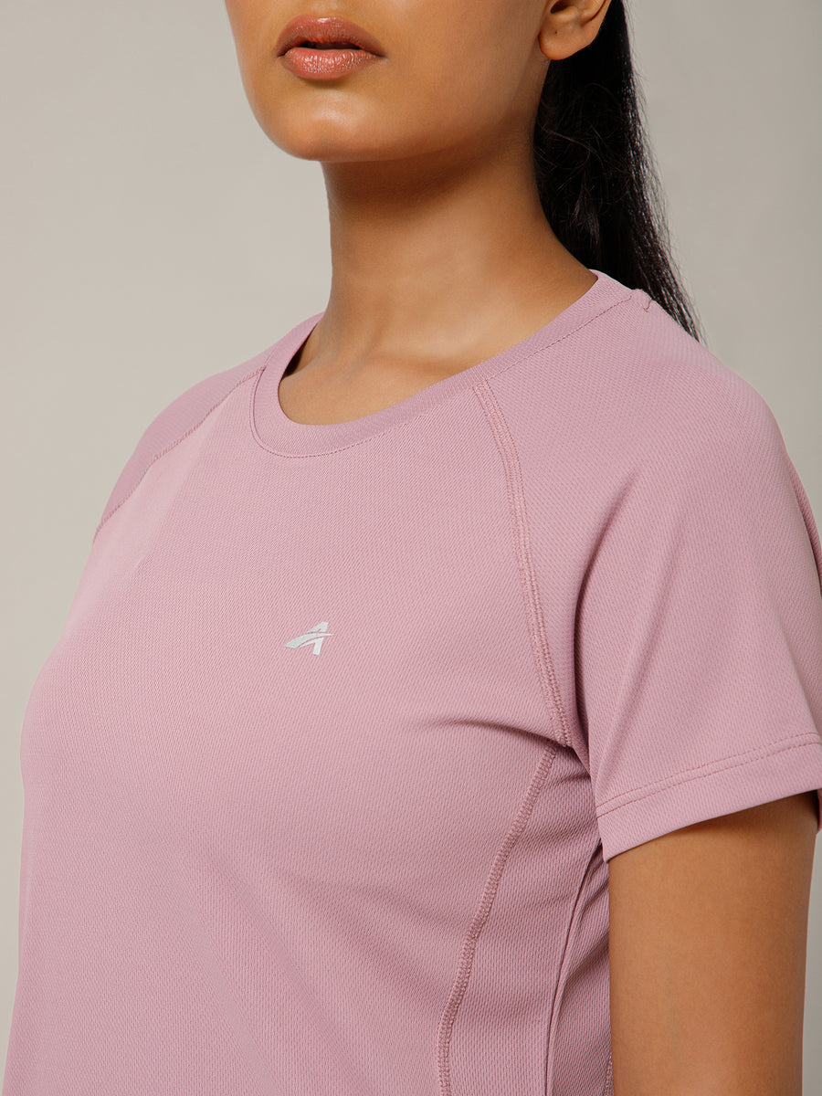 V Panel T-Shirt Lavender