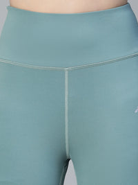 Laser Cut Leggings Pista Green