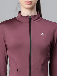 Contour Crop Jacket Mauve