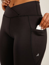 V-Front Legging Black