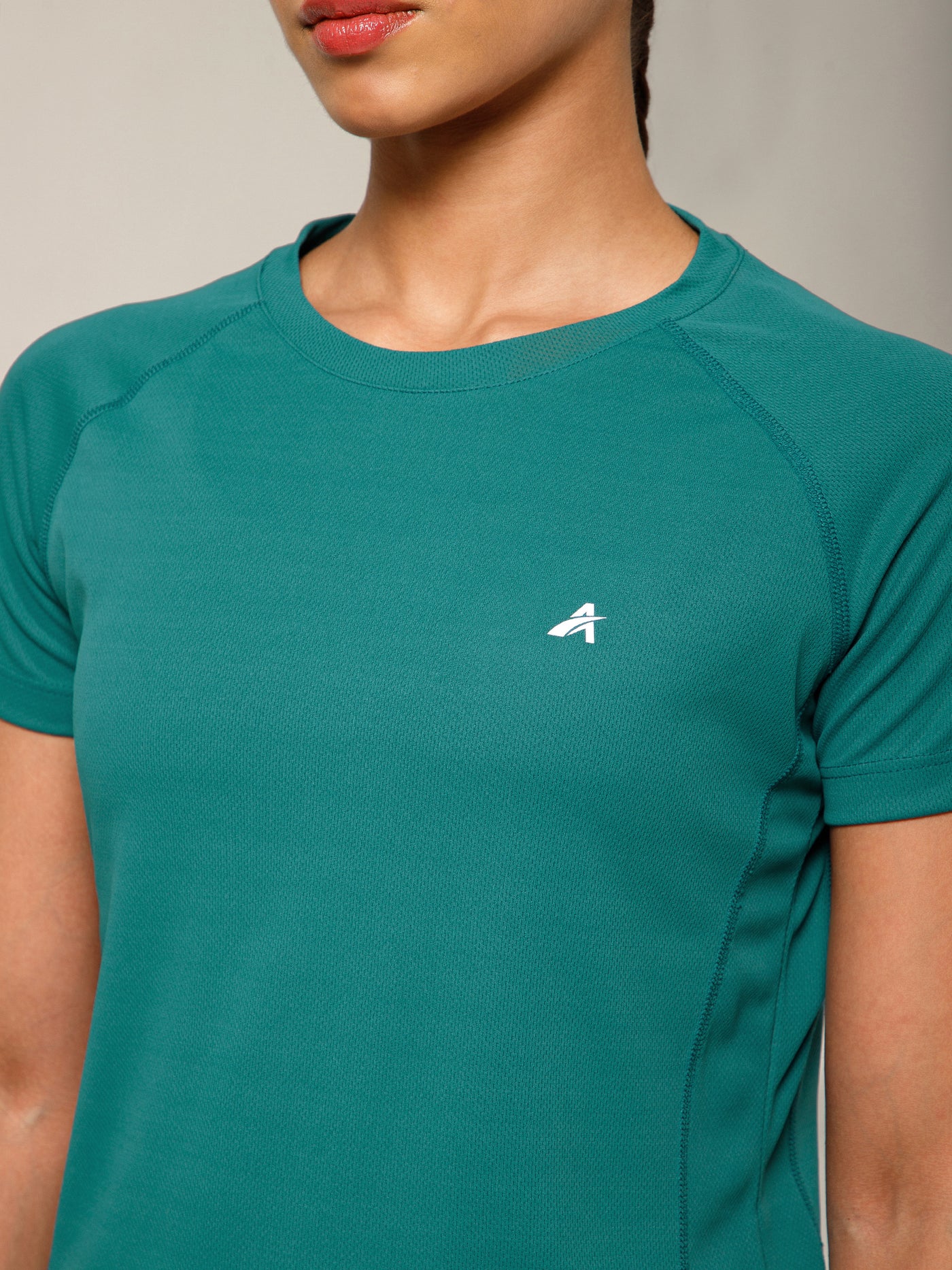 V Panel T-Shirt Teal