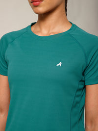 V Panel T-Shirt Teal
